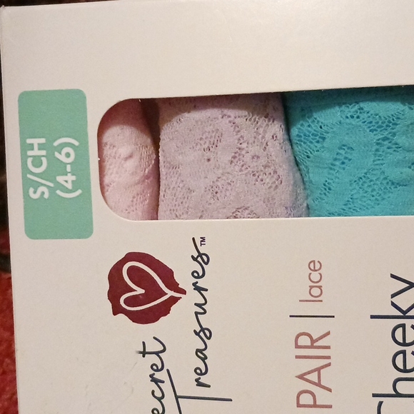 SECRET TREASURES LACE CHEEKY 6 PAIR - Picture 4 of 8